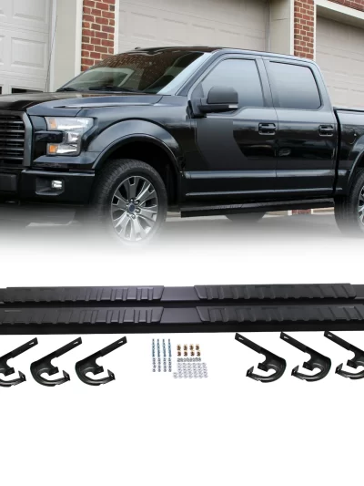Side Step Nerf Bars Running Boards for 09-14 Ford F150 Super Crew Cab 4 Door