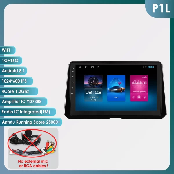 Android 13 Carplay 4G Car Stereo Radio for Toyota Corolla 2018 - 2021 - Image 9