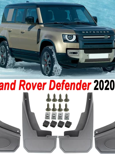 X4 Mudflaps Mud Flaps Front & Rear Mudguard Splash Fender For Land Rover Defender L663 2020-2022 Cover Car Accessories Protector