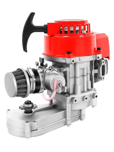 49CC 2 Stroke Pull Start Engine Complete Engine Motor Mini Motor Air Cooled Racing Engine For Pocket Bike Mini Dirt Bike ATV