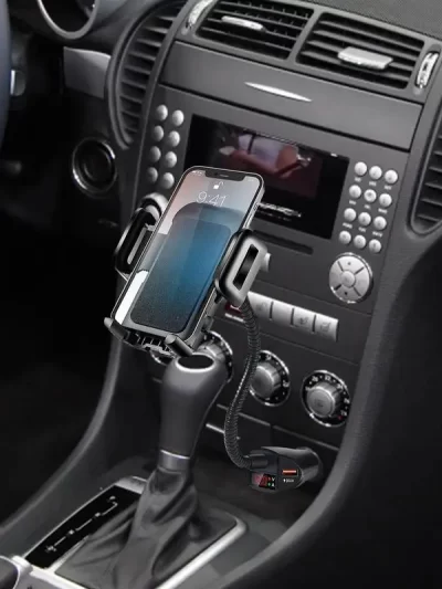 3 In 1 Car Cigarettes Lighter Phone Holder