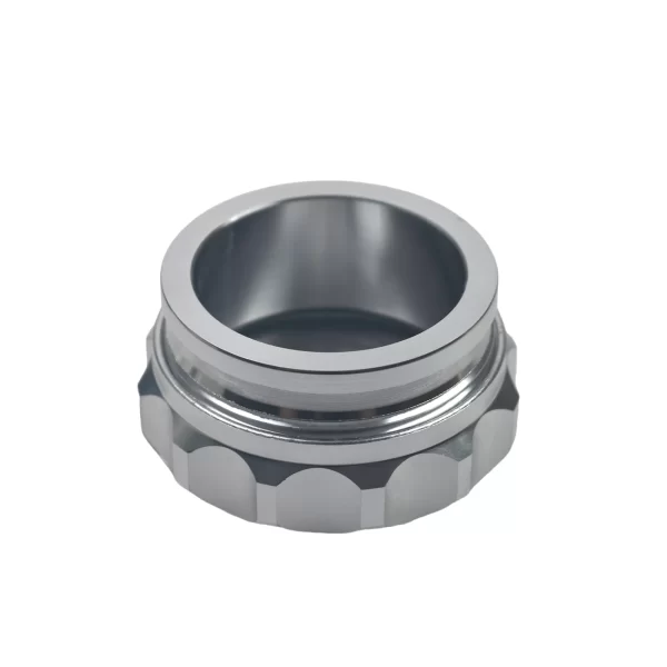 Silver Universal Aluminum Alloy Weld Billet Filler Neck Cap For Oil Fuel Water Tank - Image 2