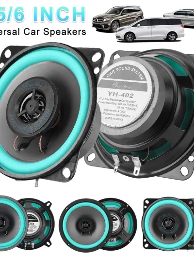 4/5/6 Inch Car Speakers 160W HiFi Coaxial Subwoofer