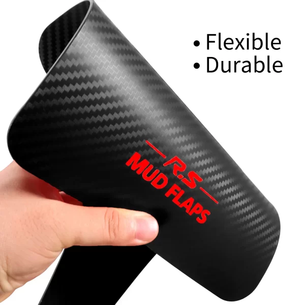 Universal Black Carbon Fiber Effect Fender Covers - Image 6