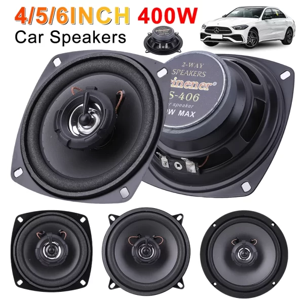 4/5/6 Inch Car HiFi Coaxial Speakers
