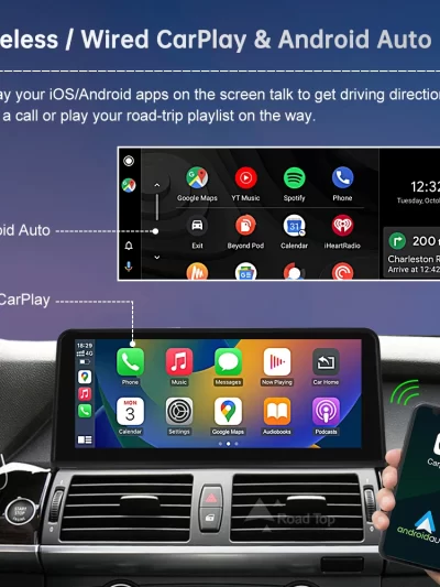 Wireless Carplay Touch Screen For BMW X Series