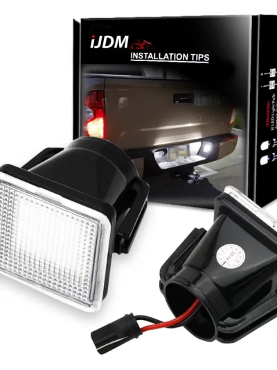 2pcs 12V Car License Plate Light LED Exterior Lamp For Toyota Tacoma 2016-2019  For Toyota Tundra 2014-2019 Auto Accessories 12V