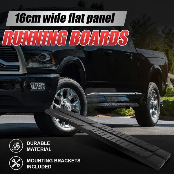 Running Boards for 2009-2018 Dodge Ram 1500 Quad Cab 6" Nerf Bars Side Step - Image 4