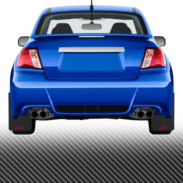 Universal Black Carbon Fiber Effect Fender Covers - Image 4