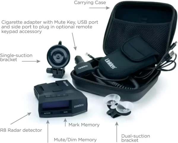 R8 Extreme Long-Range Radar/Laser Detector, Dual-Antennas Front & Rear Detection , Built-in GPS W/Real-Time Alerts,HOT - Image 5