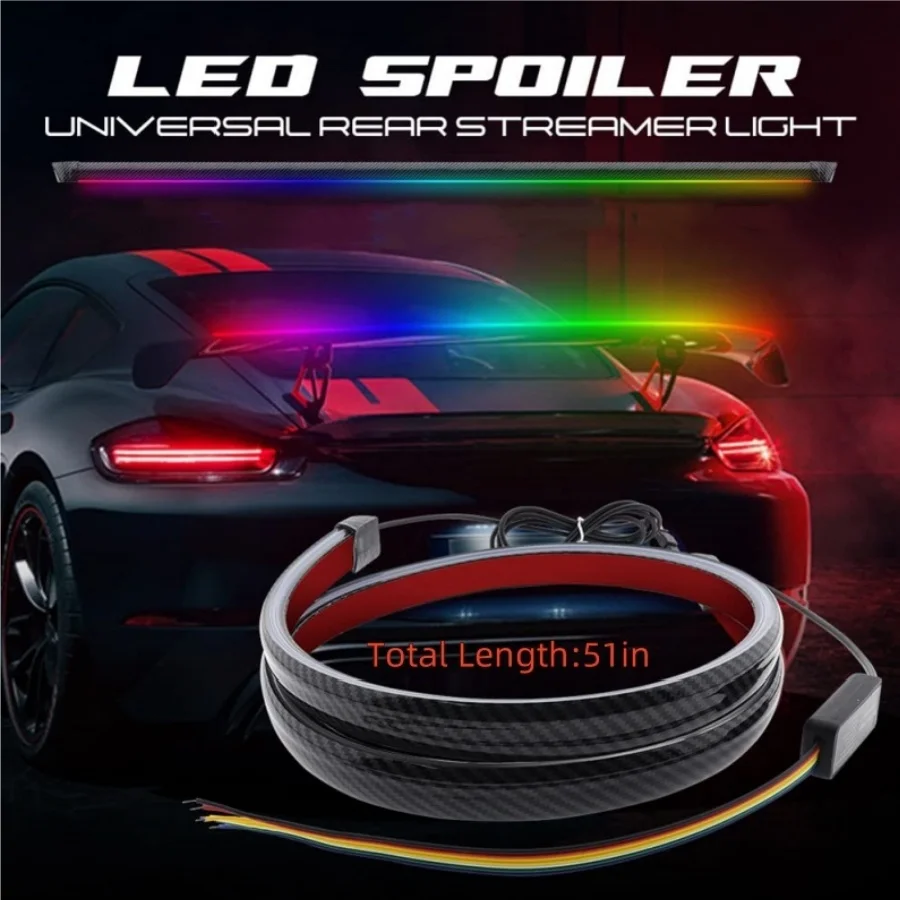 51 Inch Coloured Car Drift Tail light Universal LED - Image 2