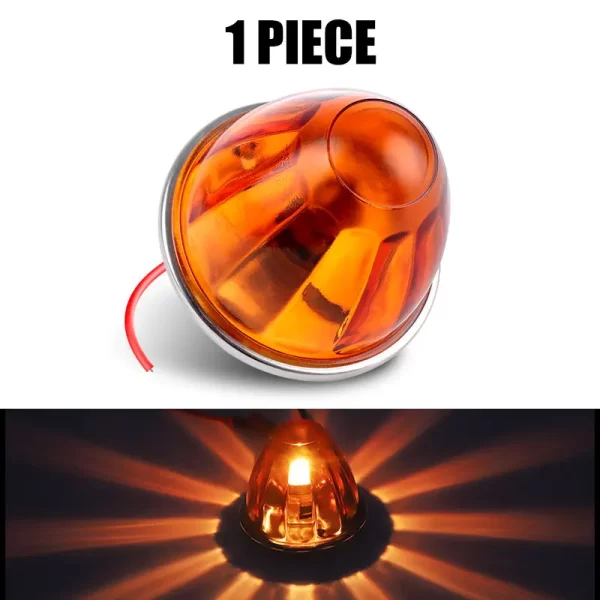 1156 LED Bulb Led Side Marker Light Amber Red Clearence Indicator Light Watermelon Taillight For Car Truck Bus Trailer 12V 24V - Image 8