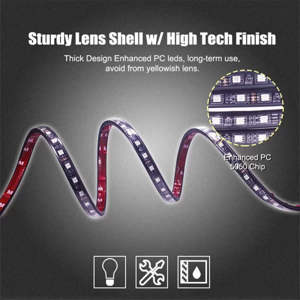 Car LED Light Bar Ambient Lamp 12V Underglow Lights - Image 4