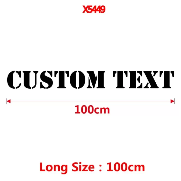 Custom Car Front Window Decal - Image 5