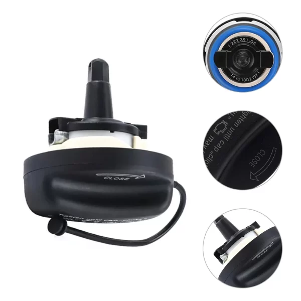 Fuel Tank Filler Gas Cap Car Petrol Fuel Tank Filler Cover CAP Replace for BMW 128i/135i/320i/323i/325i/328i/330i/335i/428i