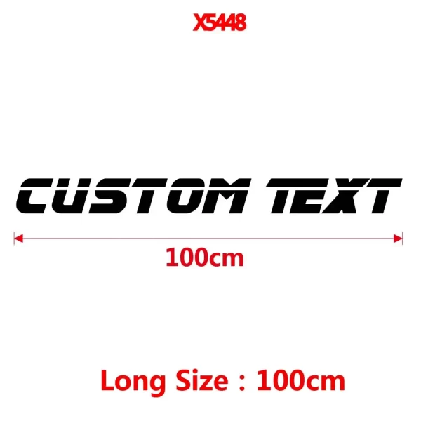 Custom Car Front Window Decal - Image 6