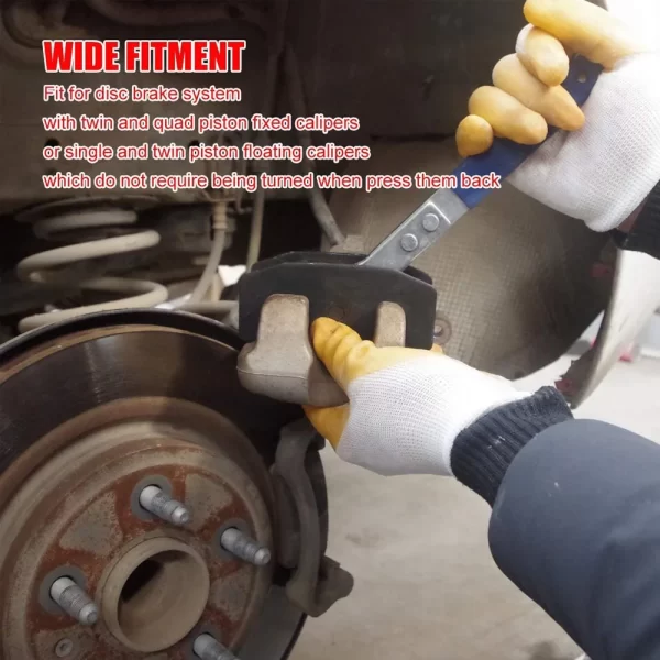 Brake Piston Caliper Press Tool Ratchet Brake Piston Single Twin Quad Pistons Install Tool Car Press Hand Tool - Image 5