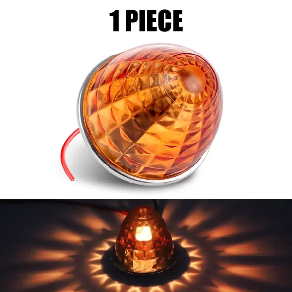 1156 LED Bulb Led Side Marker Light Amber Red Clearence Indicator Light Watermelon Taillight For Car Truck Bus Trailer 12V 24V - Image 11
