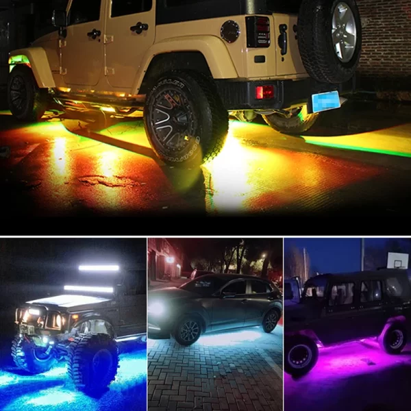 Car LED Light Bar Ambient Lamp 12V Underglow Lights - Image 2