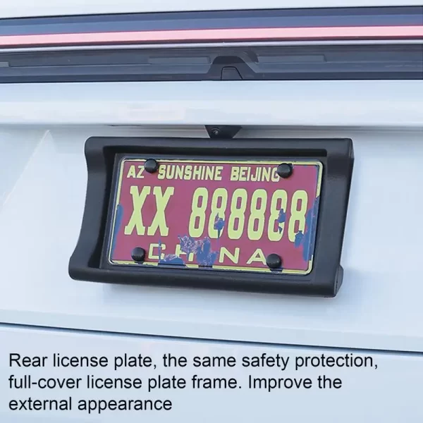 Car Plate Frames With Screws Washers Caps - Image 5