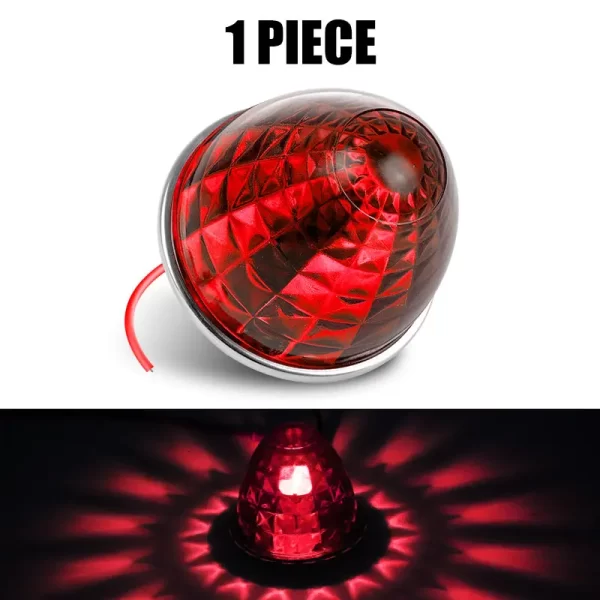 1156 LED Bulb Led Side Marker Light Amber Red Clearence Indicator Light Watermelon Taillight For Car Truck Bus Trailer 12V 24V - Image 7