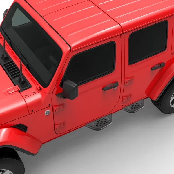For Jeep Wrangler JL 2018-2024 4-Door Side Hoop Step Nerf Bar Pedal Running Board - Image 6