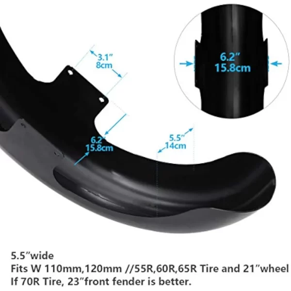 21 Wrap Front Fender Fit For Harley Street Glide Road King Custom Baggers Electra Glide Classic FLT FLHT FLHR FLHX FLTR 1997-2 - Image 2