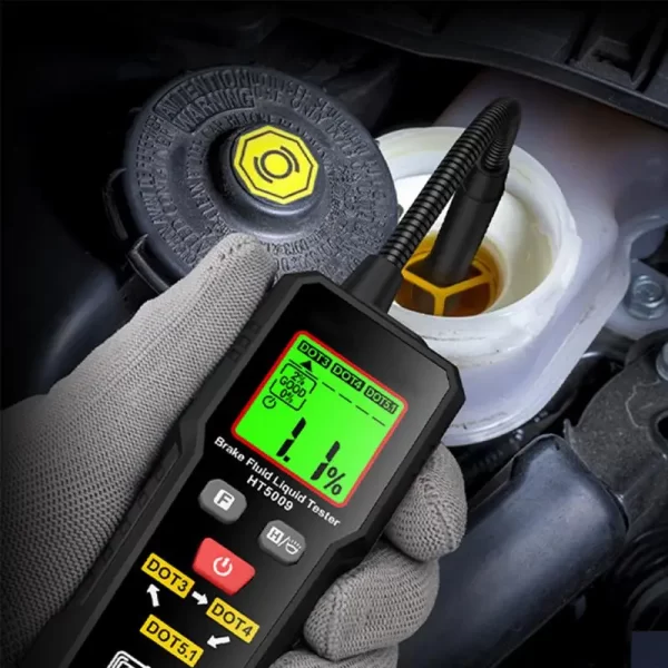 Car Brake Fluid Moisture Tester Auto Brake Fluid Liquid Tester Pen Backlit Oil Moisture Water Detection Car Tool forMost Vehicle - Image 2