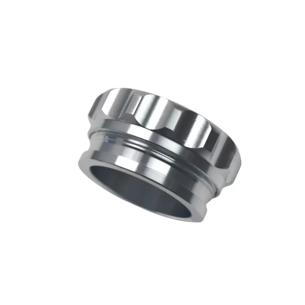 Silver Universal Aluminum Alloy Weld Billet Filler Neck Cap For Oil Fuel Water Tank