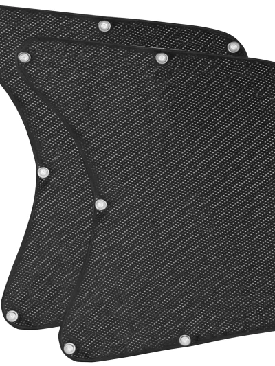 2Pcs Trucks Side Window Shades Semi Truck Window Sunshades with Suction Cup Polyester Mesh Truck Window Shades Protection