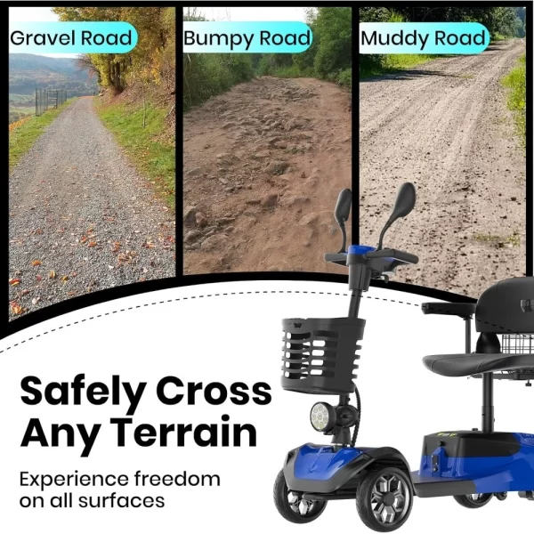 All Terrain Folding Electric Powered Wheelchair - Image 4