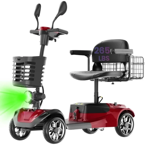 All Terrain Folding Electric Powered Wheelchair