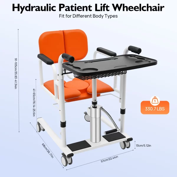 180° Open & Close, Adjustable Height Transfer Aid - Image 7