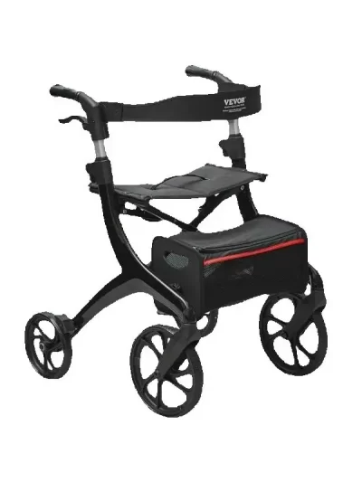 SucceBuy Folding Rollator Walker for Seniors