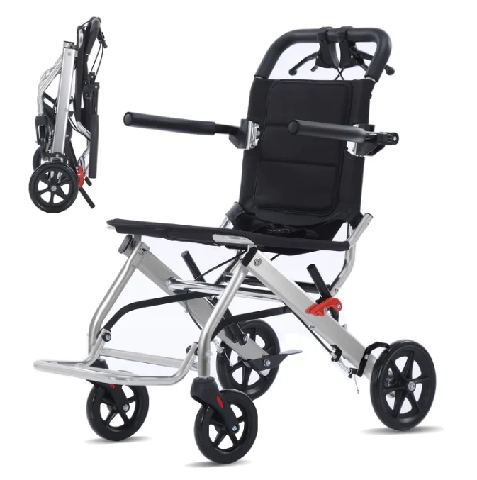 Folding Aluminum Wheelchair