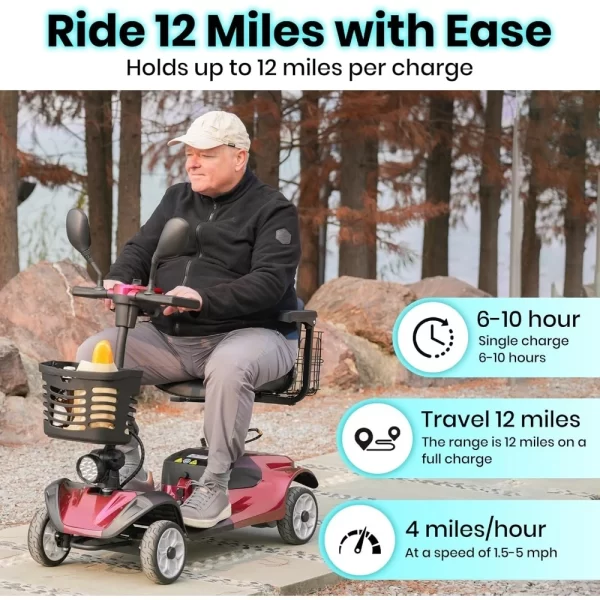 All Terrain Folding Electric Powered Wheelchair - Image 3