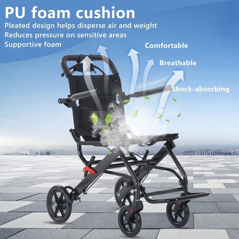 Folding Aluminum Wheelchair - Image 2